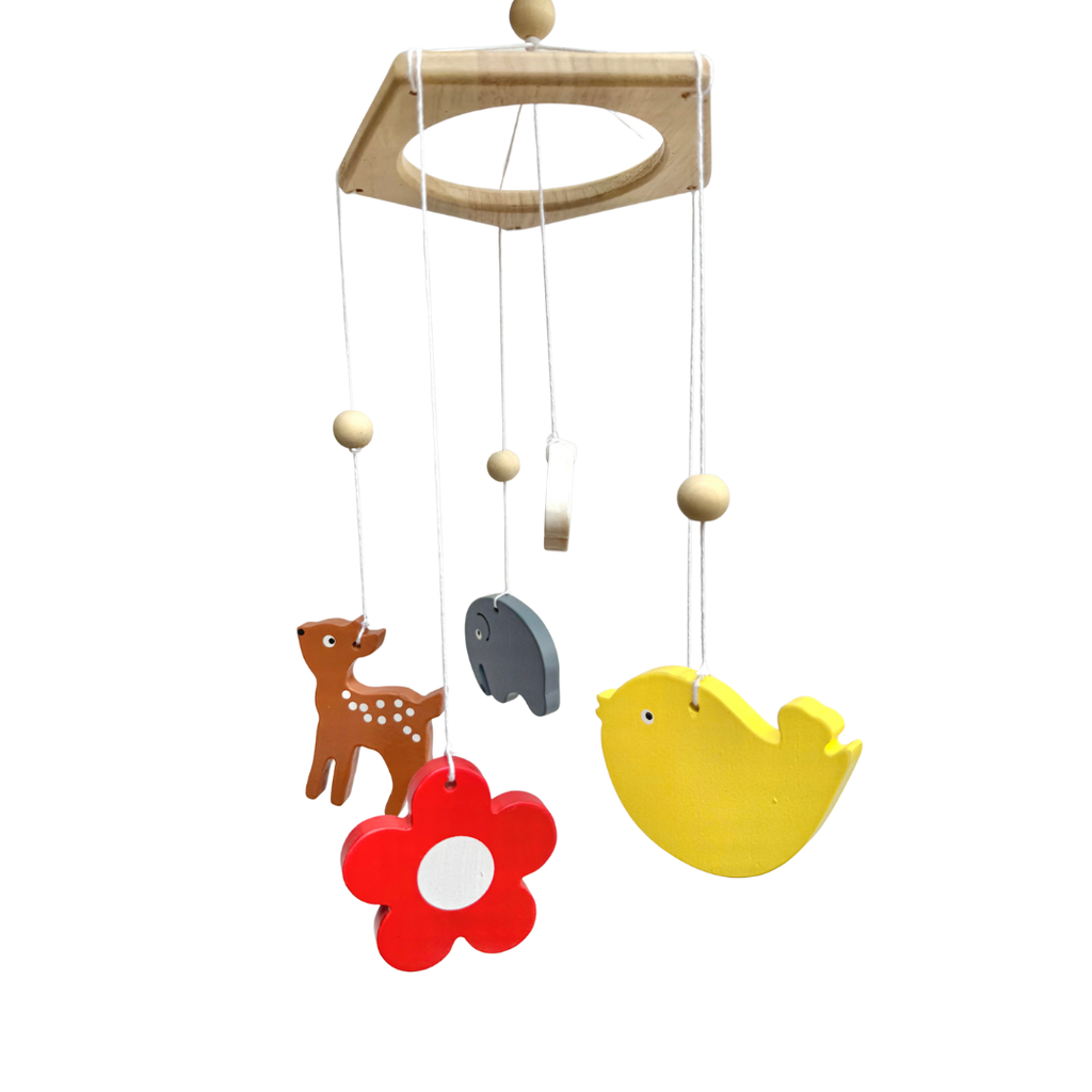 Wooden Crib Mobile
