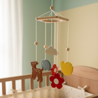 Wooden Crib Mobile