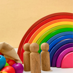 Lovevudd Rainbow Stacker - (12pc)