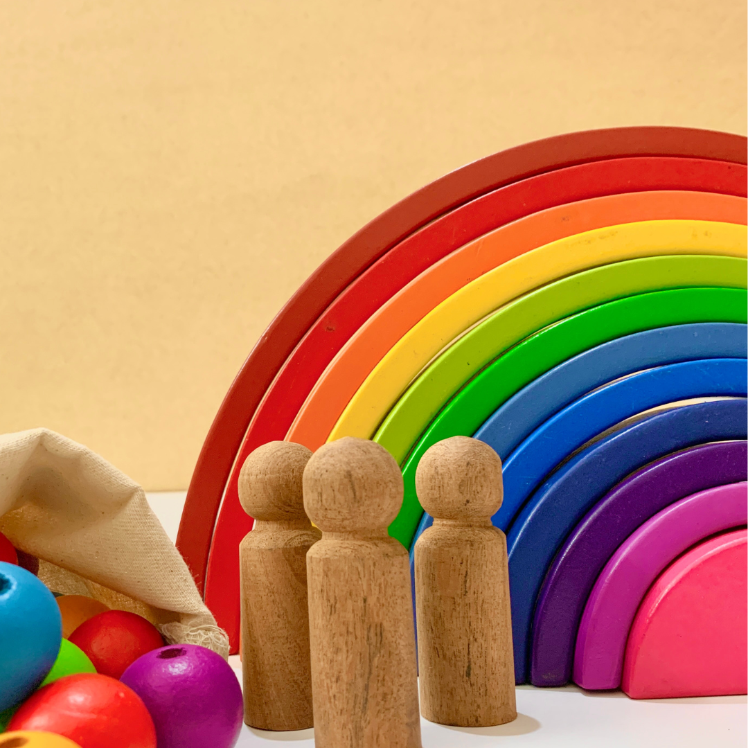 Lovevudd Rainbow Stacker - (12pc)