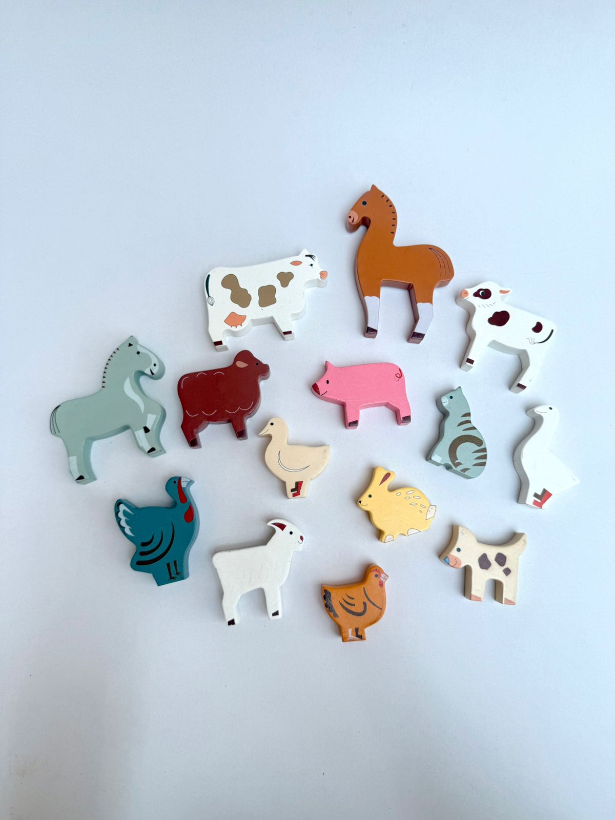 Product Name: Little Farm Friends Wooden Play Set 🐄